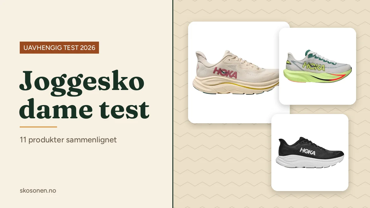 Joggesko dame test