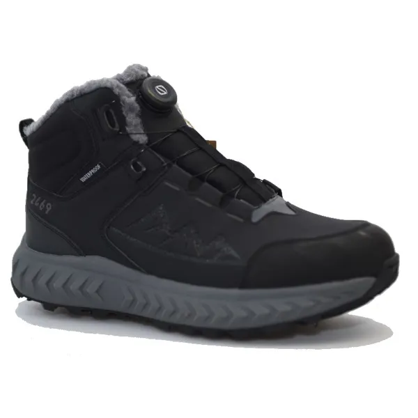2469 Piggsko Mid Boa svart