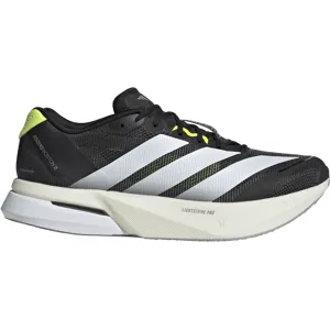 Adidas Adizero Boston 13 løpesko i sort, hvitt og gult