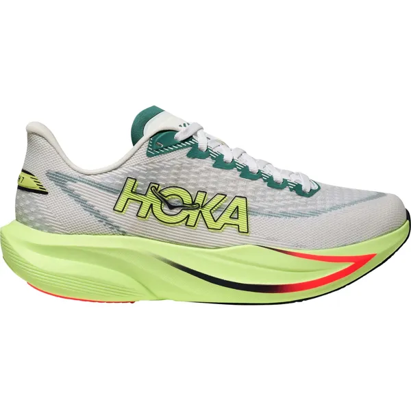 Hoka Mach 7 i hvitt og gult