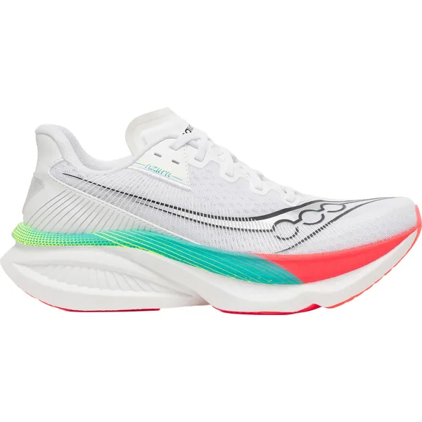 Saucony Endorphin Azura joggesko for herre i hvitt og turkis